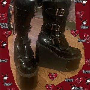 Vintage rare hot topic platform boots